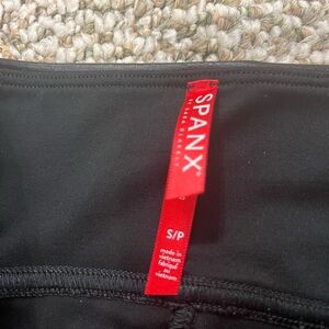 Spanx faux leather leggings small petite